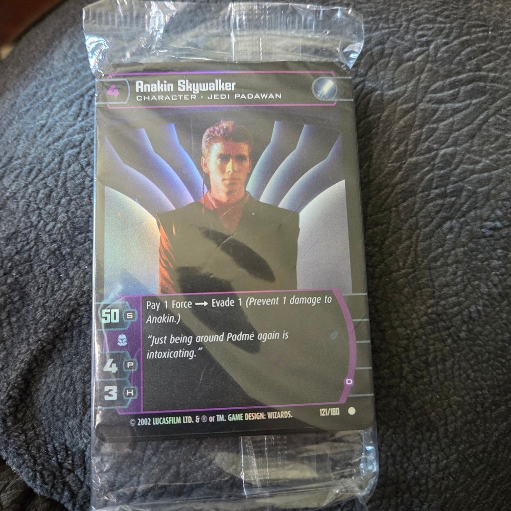 2002 Star Wars TCG Anakin Skywalker Light Side Deck Sealed Wizards